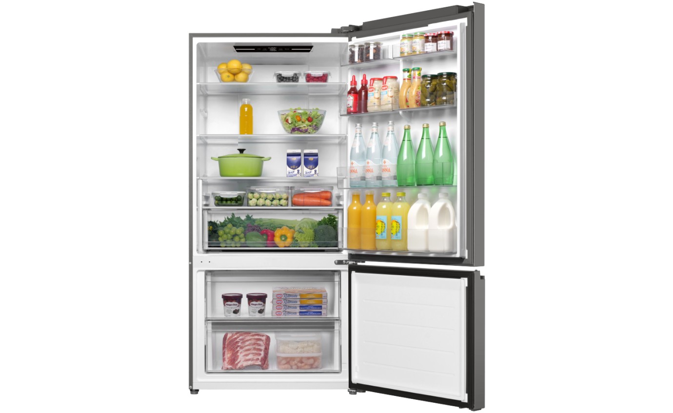 Haier 517L 500 Series Refrigerator Bottom Freezer (Satina) HRF510BS