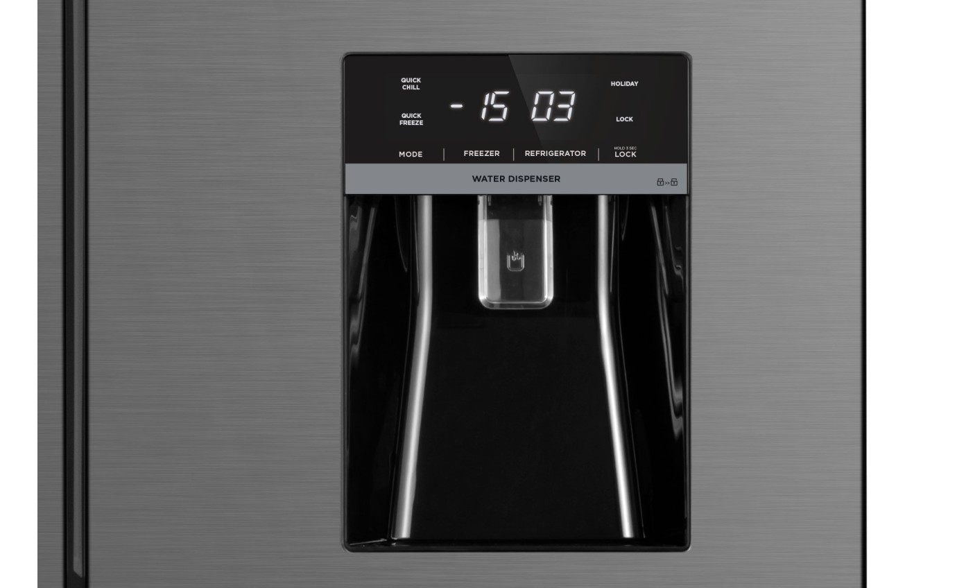 Westinghouse 492L French Door Fridge (Matte Black) WQE4960BA