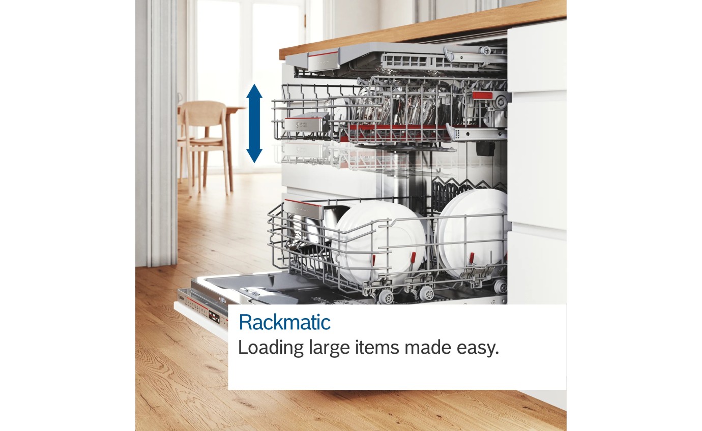 Bosch 60cm Built-Under Dishwasher (Black Inox) SMP6HCB01A
