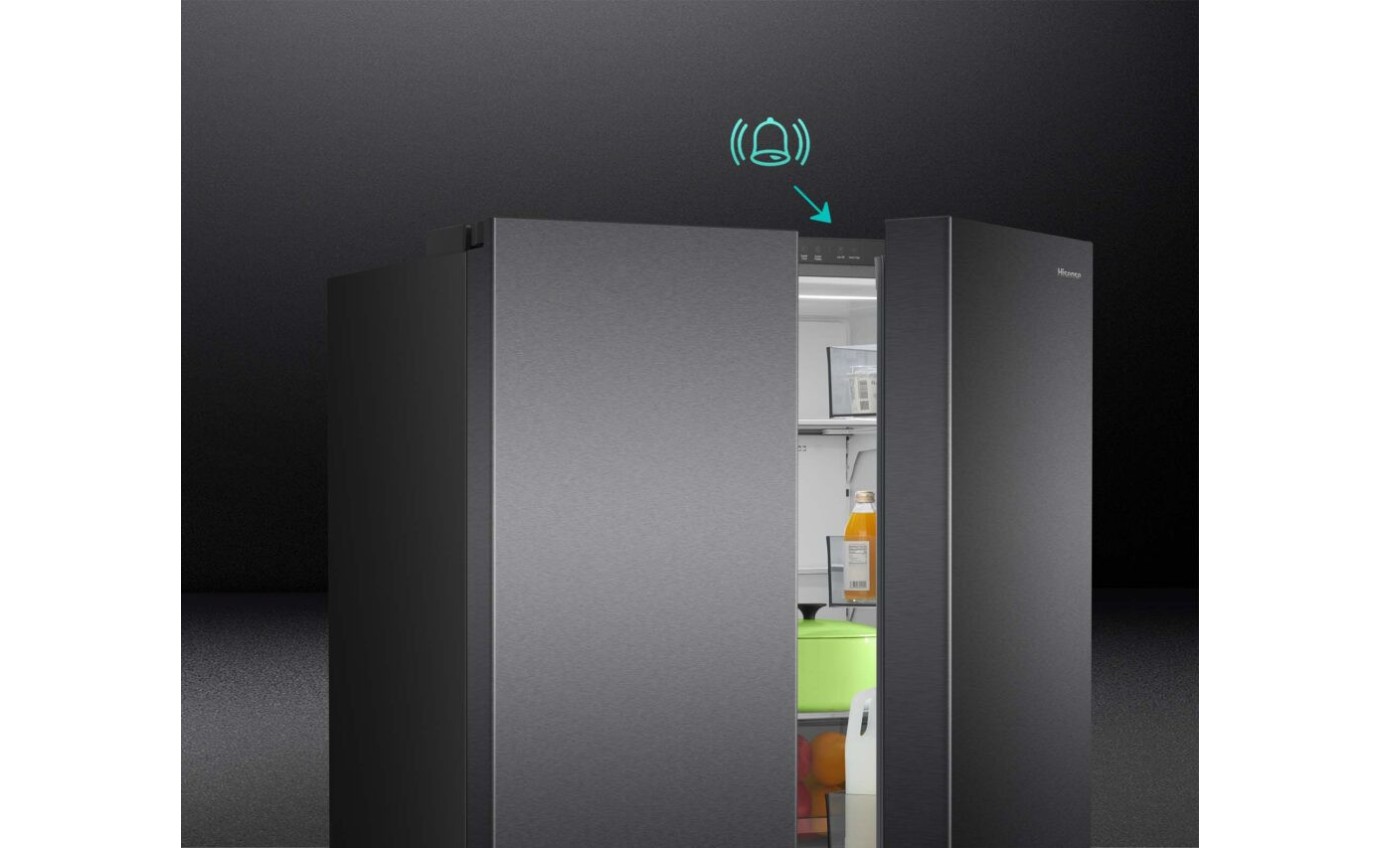 Hisense 647L PureFlex Quad Door Fridge (Dark Stainless Steel) HRCD640TB