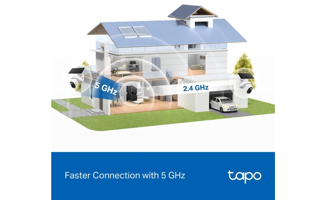 Tapo 4K 8MP Solar-Powered Pan/Tilt Security Camera Kit TAPOC660KIT