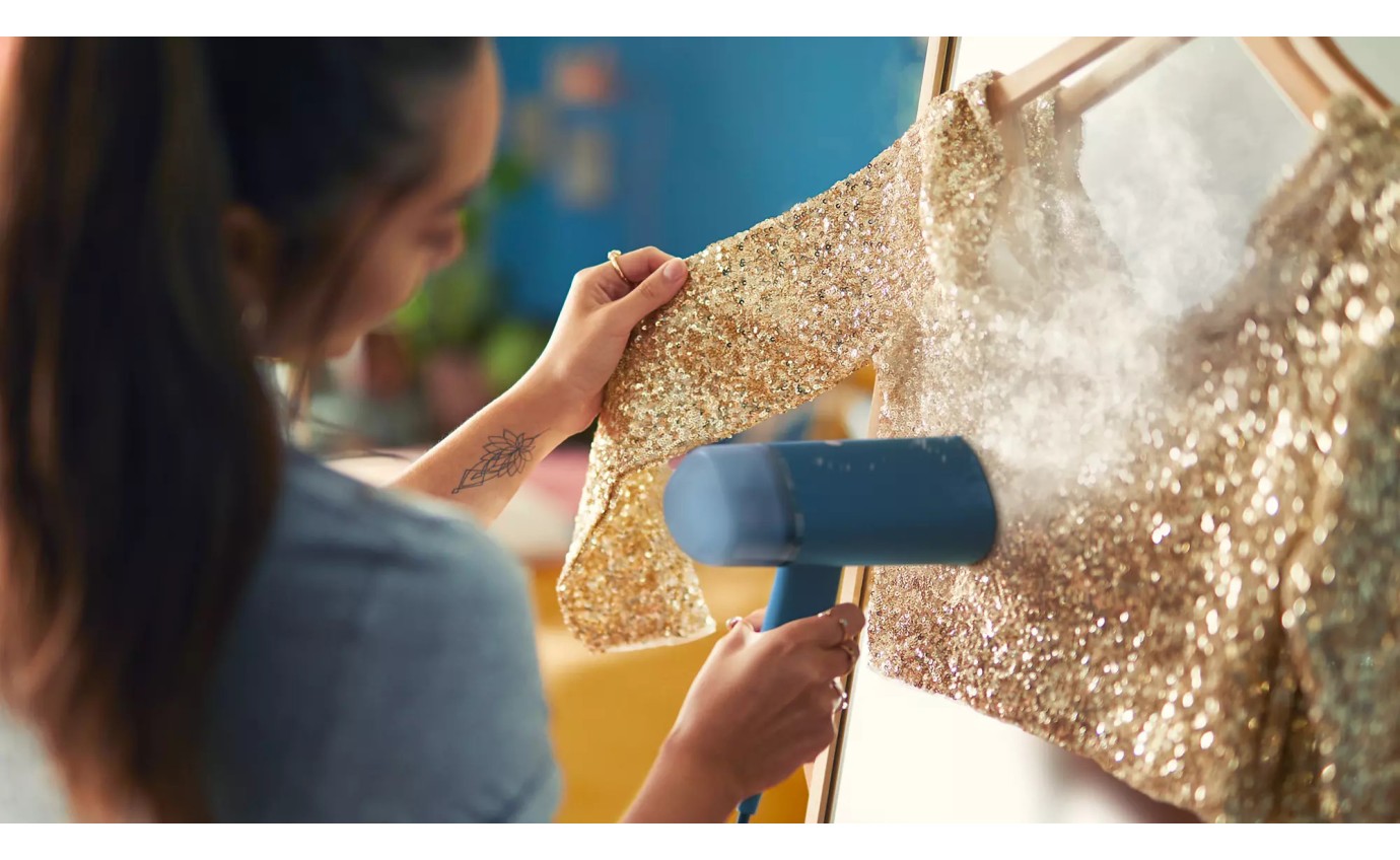 Philips 3000 Series Handheld Garment Steamer (Reno Blue) STH300020