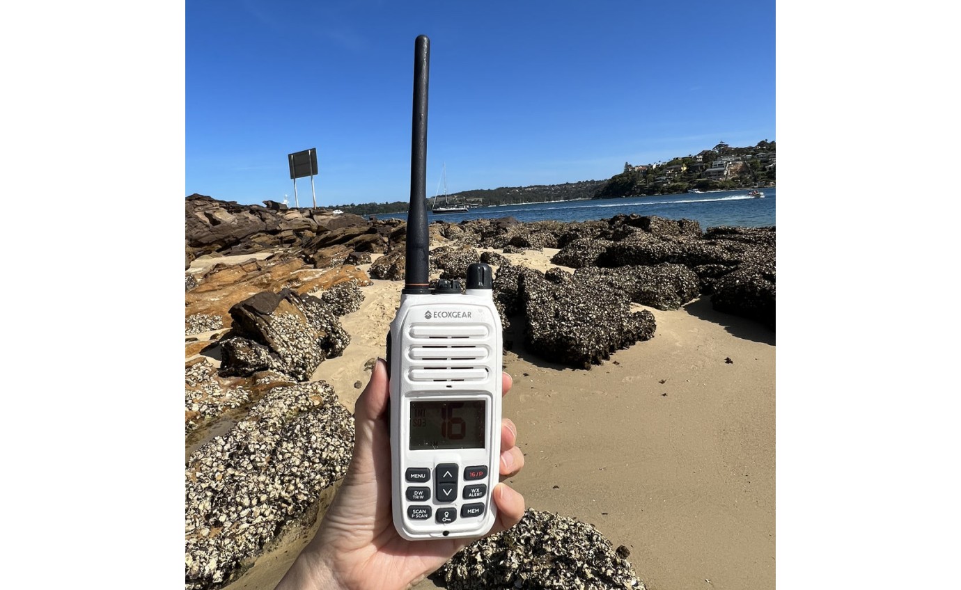 ECOXGEAR EXM300 6W IP67 VHF Marine Handheld Radio EXM600