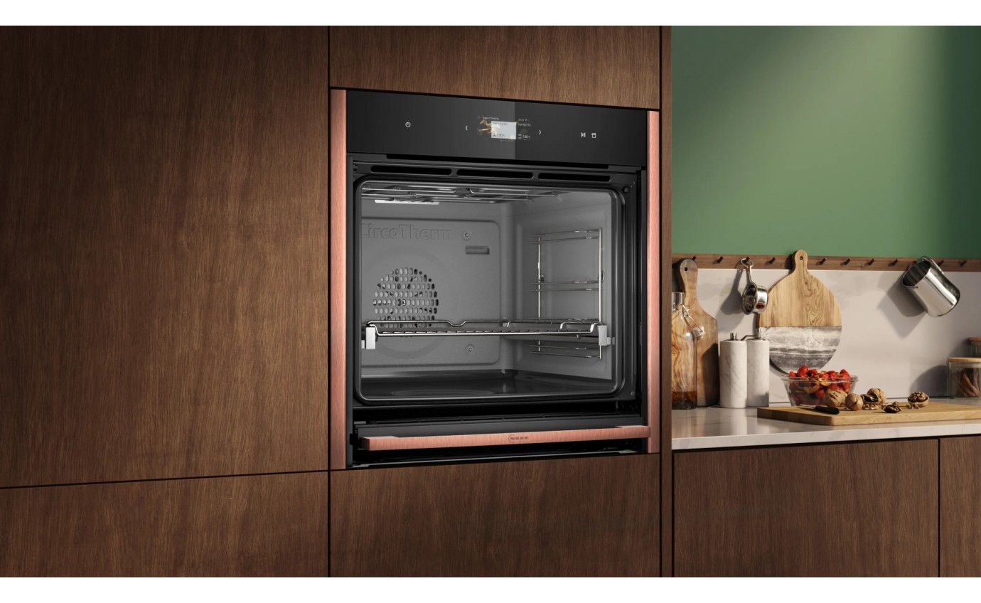 Neff 60cm N 90 Built-in Oven with Steam Function (Deep Black) B69FS5CY0ADB