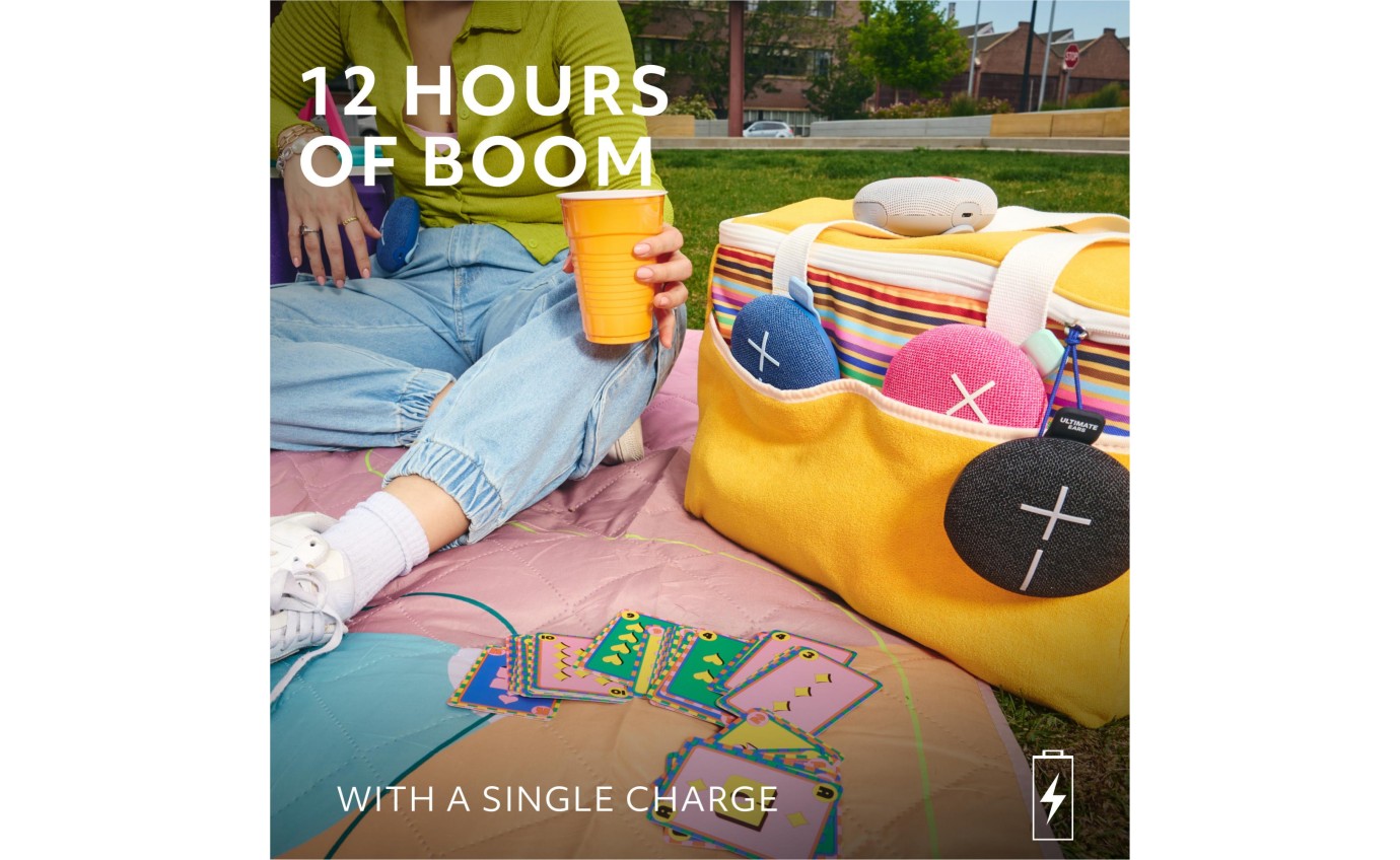 Ultimate Ears MINIROLL Portable Bluetooth Speaker (Calming Pink) 984002036