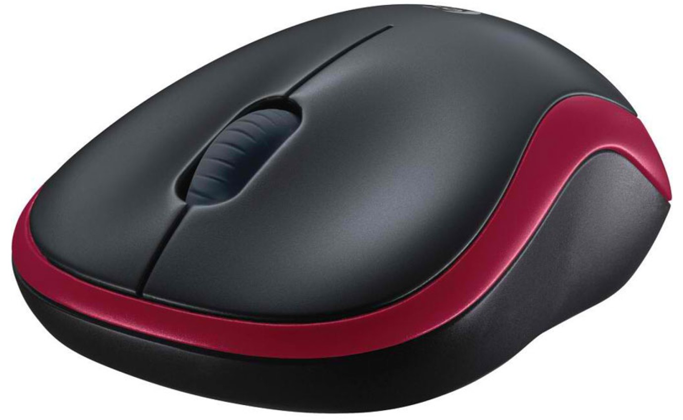 Logitech Wireless Mouse M185 (Red) 910002503