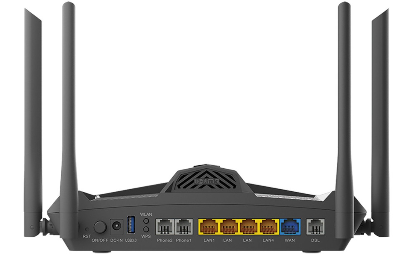 D-Link AX1800 Wi-Fi 6 VDSL2/ADSL2+ Modem Router with VoIP DSLX1852E