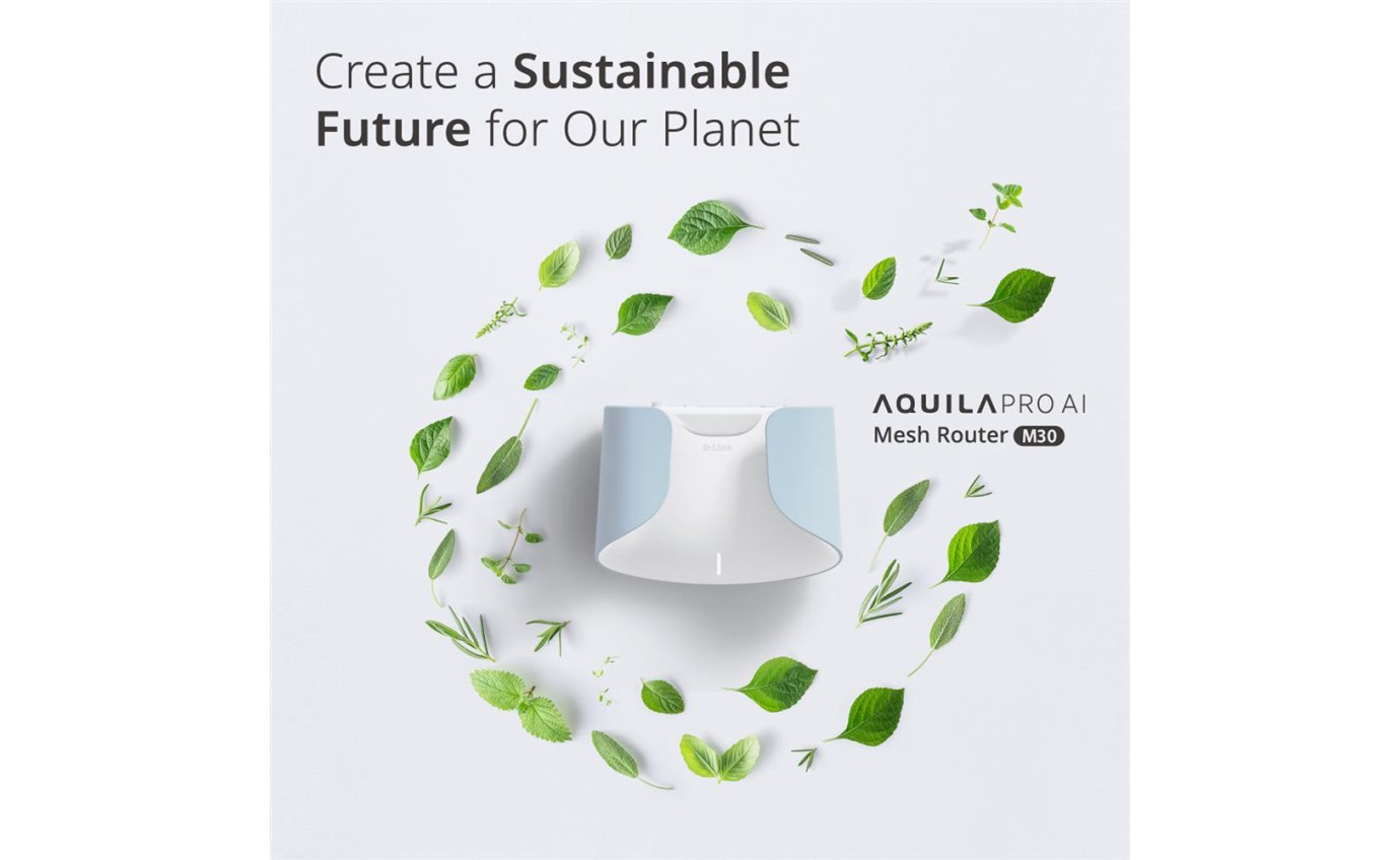 D-Link Aquila Pro AI AX3000 Wi-Fi 6 Smart Mesh Router (3 Pack) M303PK