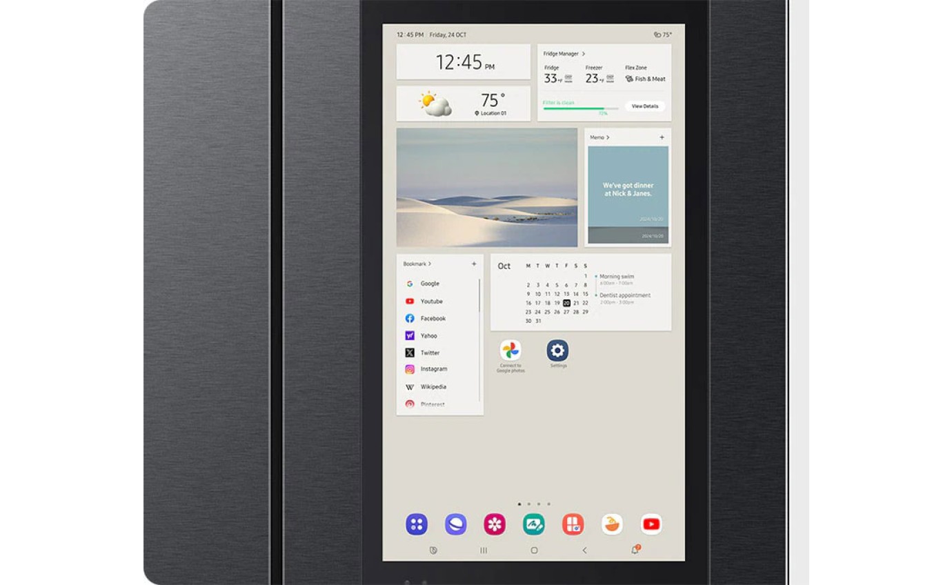 Samsung 636L AI Family Hub™ French Door Refrigerator SRF9400BFH