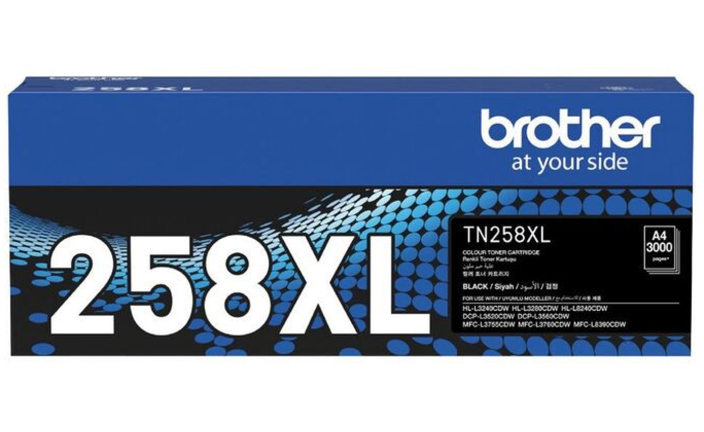 Brother TN258XL Toner Cartridge (Black) TN258XLBK