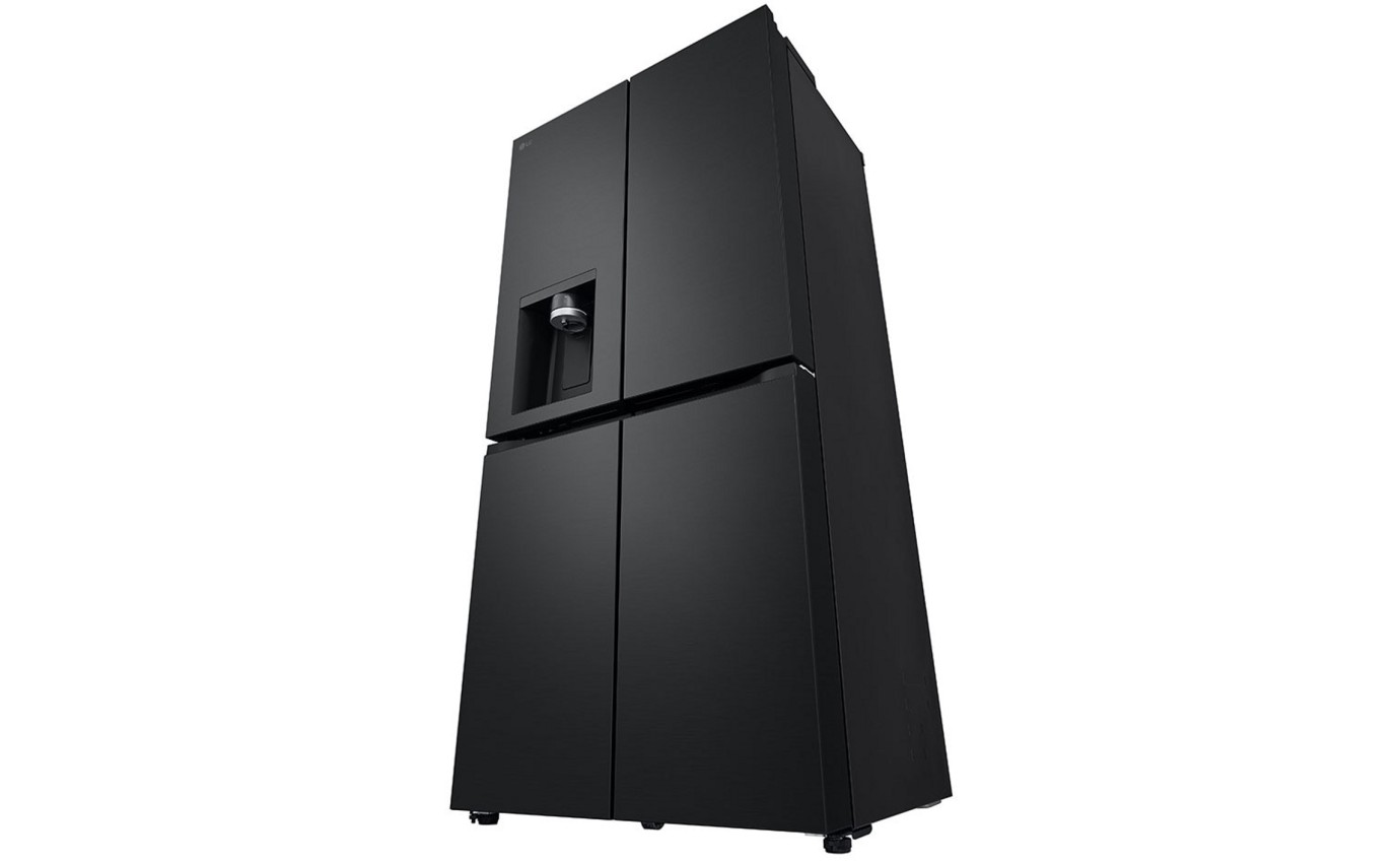 LG 508L Slim French Door Fridge (Matte Black) GFLN500MBL