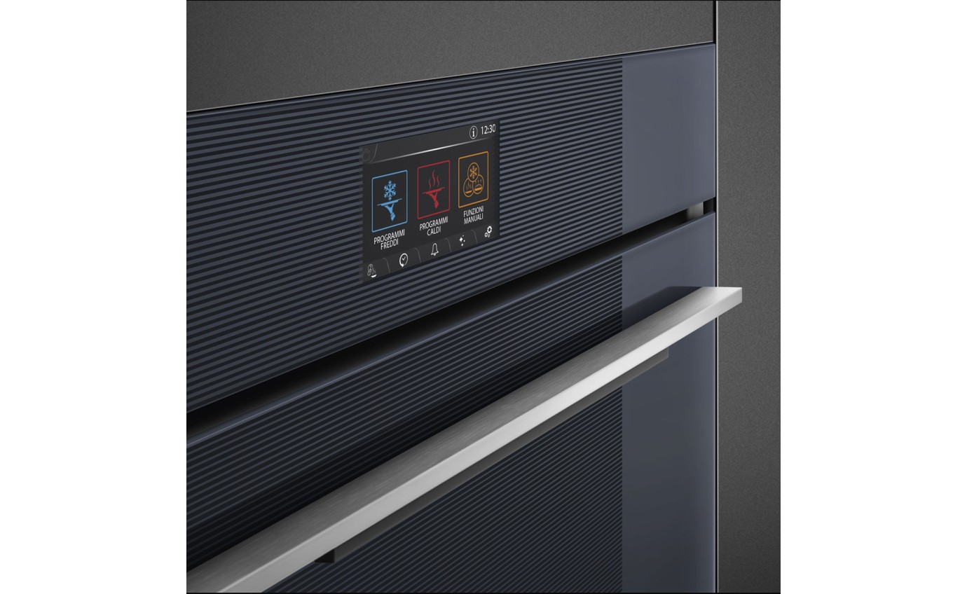 Smeg 45cm Linea Blast Chiller - Neptune Grey SBC4104G