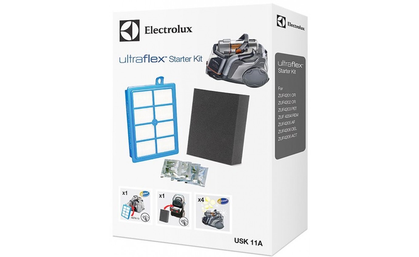 Electrolux Cyclonic SilentPerformer UltraFlex Vacuum Starter Kit USK11ANZ