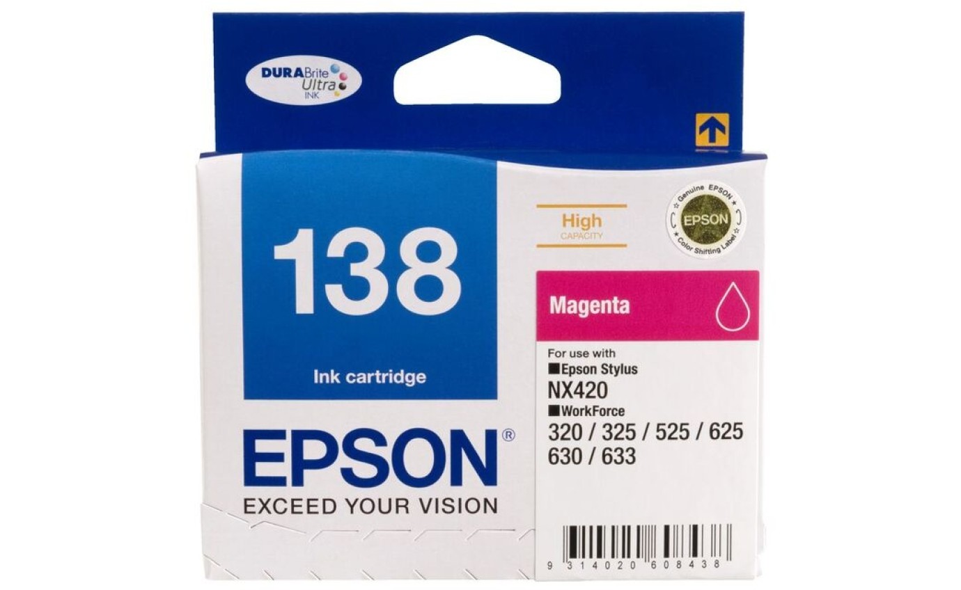 Epson 138 High Capacity Ink Cartridge (Magenta) T138392