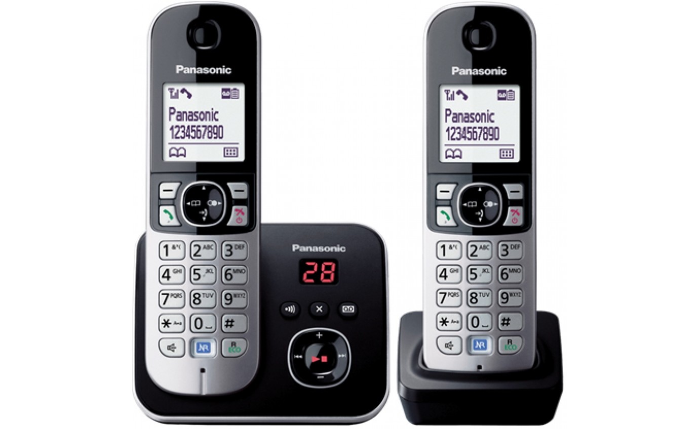 Panasonic Cordless Phone Twin Pack kxtg6822alb