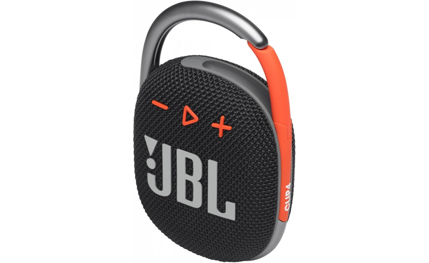 JBL Clip 4 Ultra Portable Waterproof Speaker (Black & Orange) JBLCLIP4BLKO