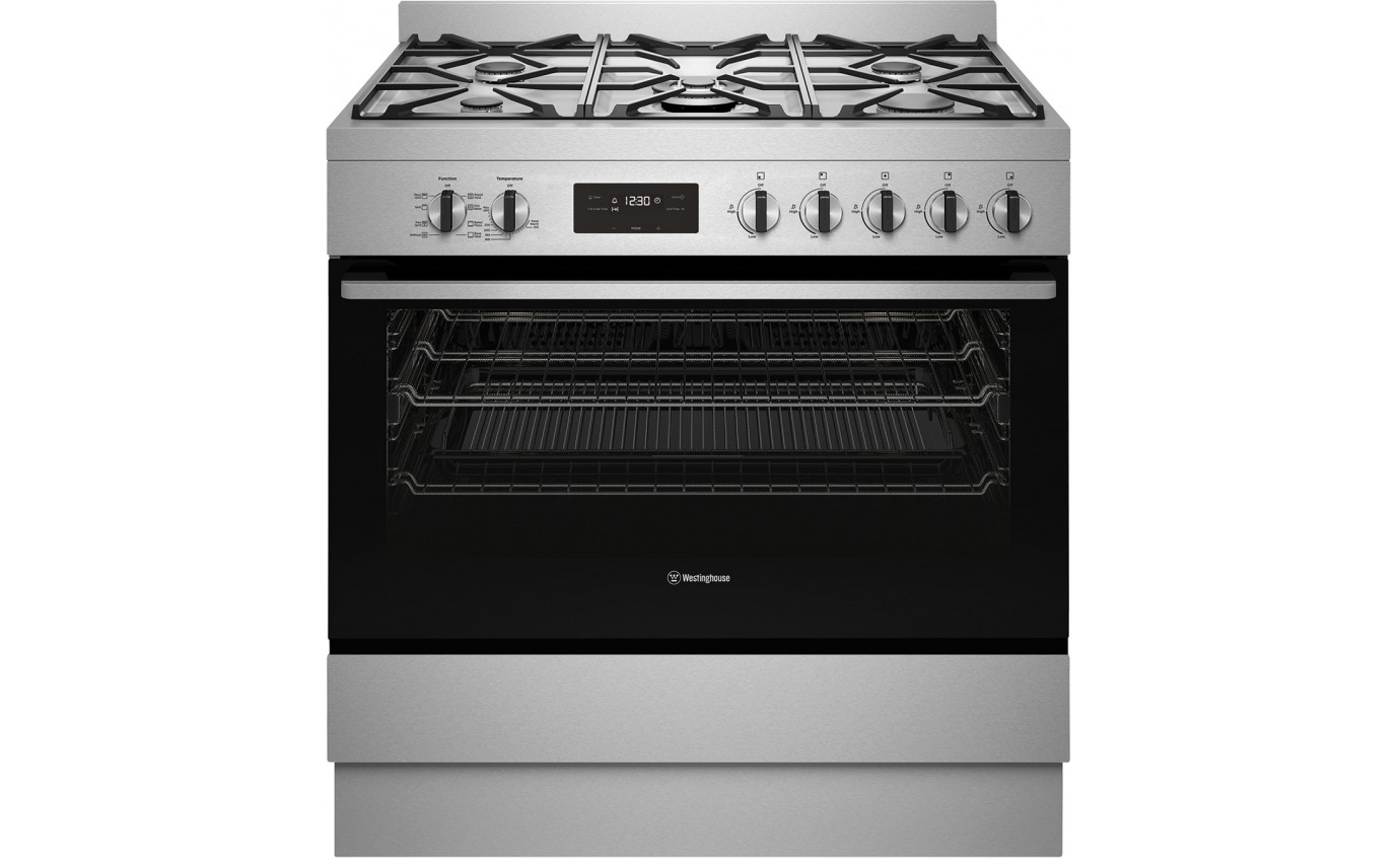 Westinghouse 90cm Dual Fuel Freestanding Cooker WFE915SD
