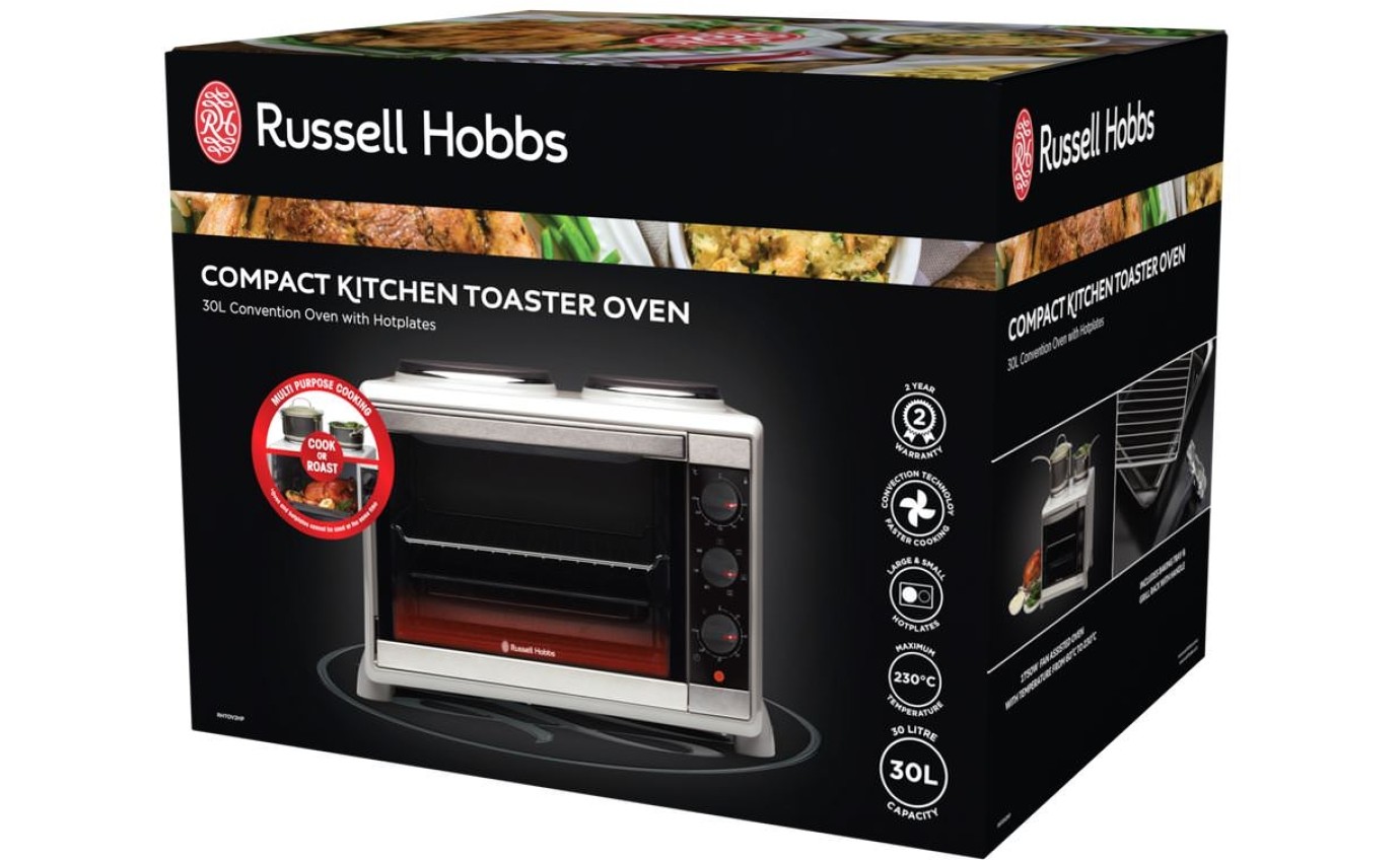 Russell Hobbs Compact Kitchen Toaster Oven RHTOV2HP