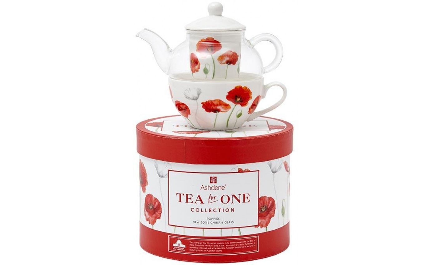 Ashdene Poppies AWM Tea For One 517856
