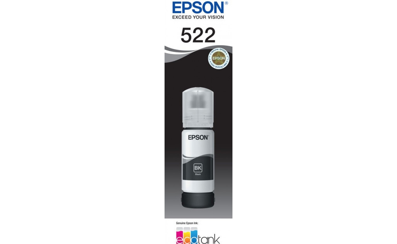 Epson 522 EcoTank Ink Bottle (Black) T00M192