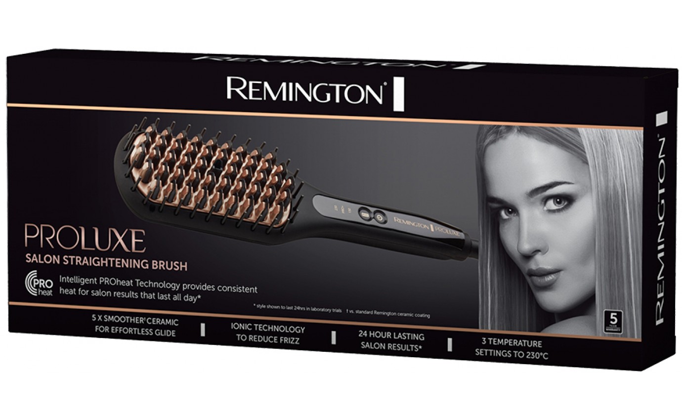 Remington PROLUXE Salon Straightening Brush CB7480AU