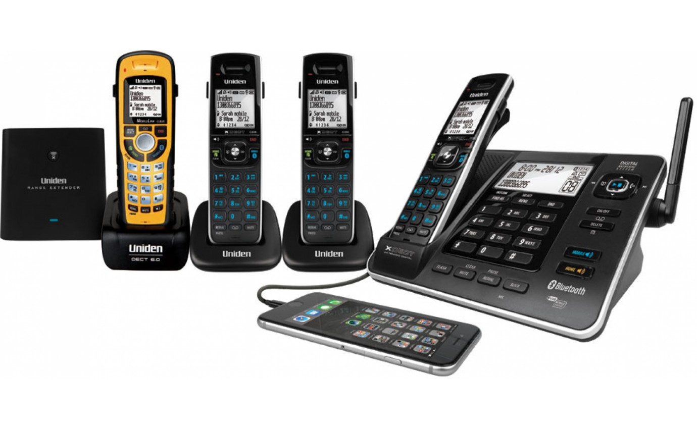 Uniden XDECT Cordless Phone System XDECT83553WP