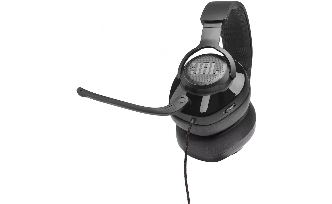 JBL Qantum 200 Wired Gaming Headset with Flip-up Mic (Black) JBLQUANTUM200BLK