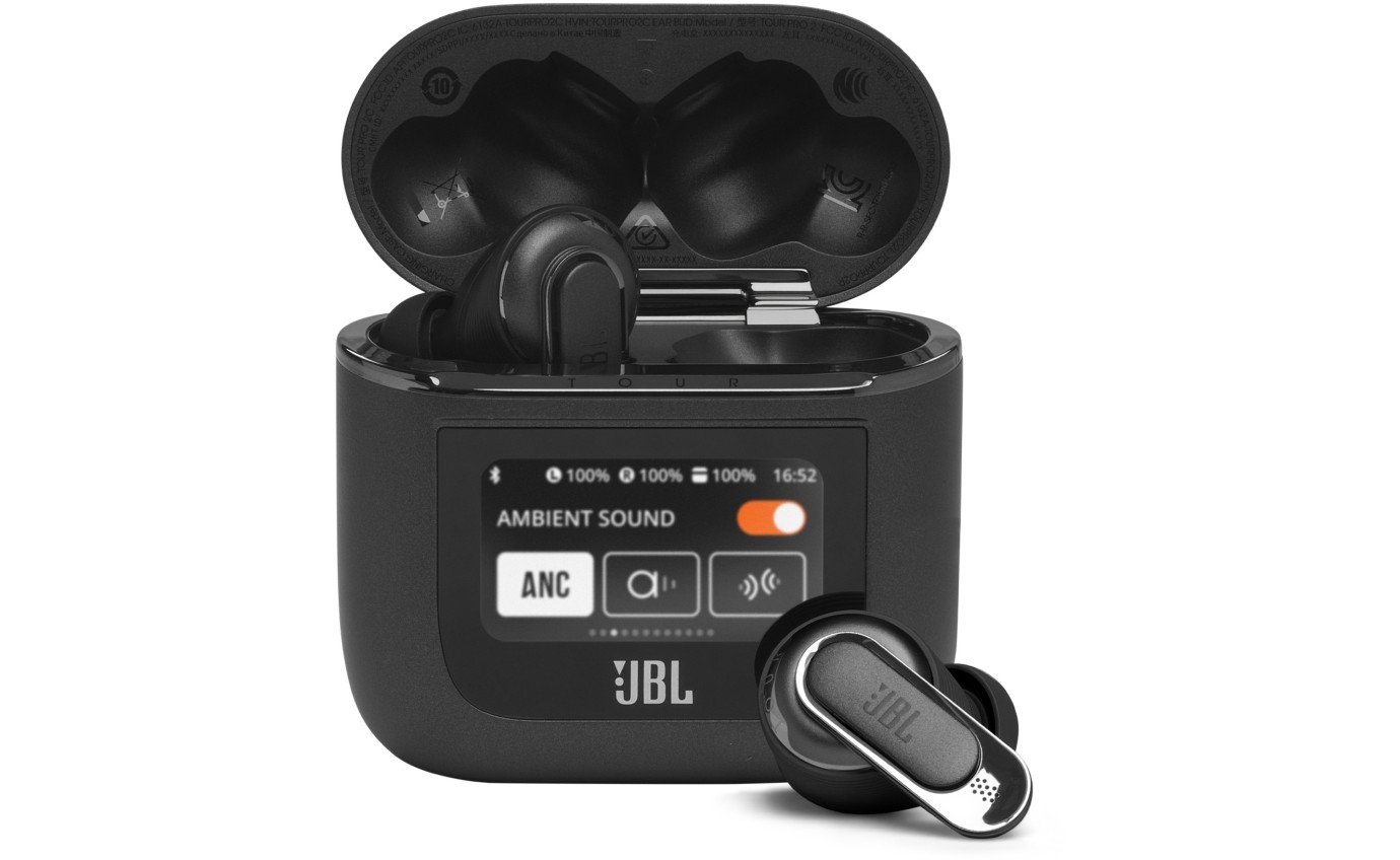 JBL Tour Pro 2 Wireless Noise Cancelling Earbuds (Black) JBLTOURPRO2BLK
