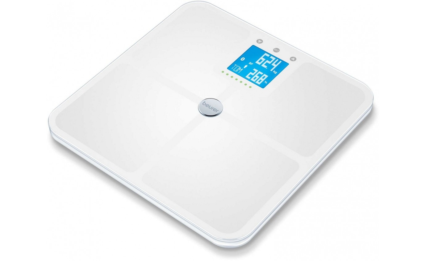 Beurer Bluetooth Diagnostic Bathroom Scale (White) BF950