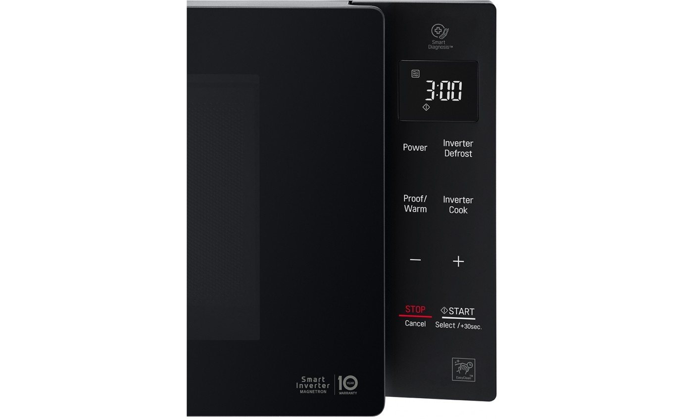 LG 23L 1000W NeoChef Smart Inverter Microwave Oven (Black) MS2336DB