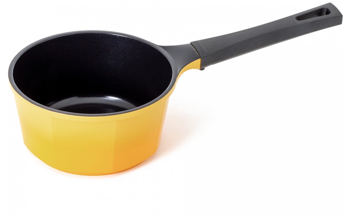 Neoflam 18cm Venn Sauce Pan Induction Yellow ECVES18I