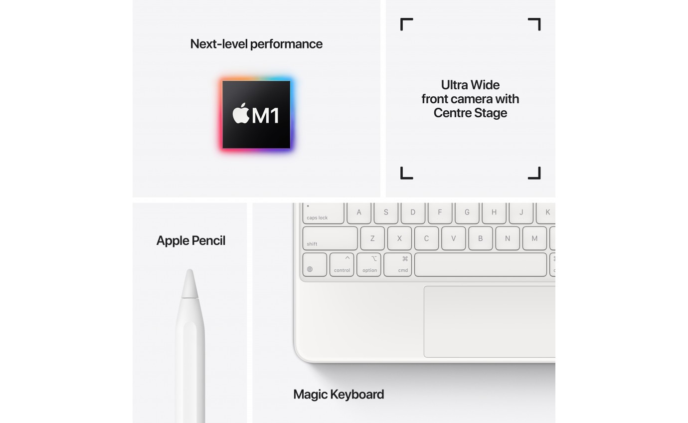 Apple iPad Pro 11-inch Wi-Fi 1TB (Silver) [2021] MHR03XA