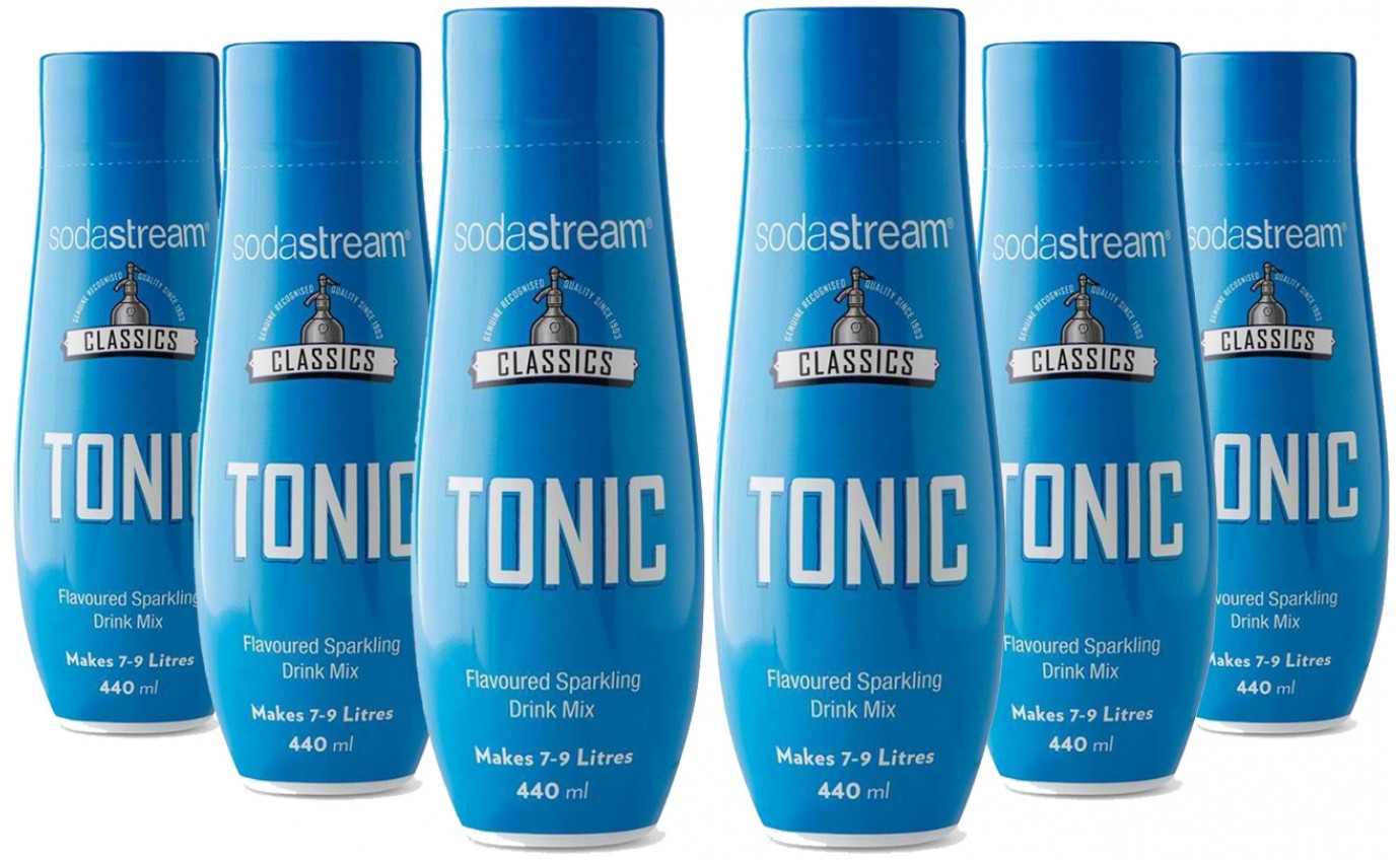 SodaStream 6 Pack Tonic Syrup 440ml (6 Pack) 14242066106PK