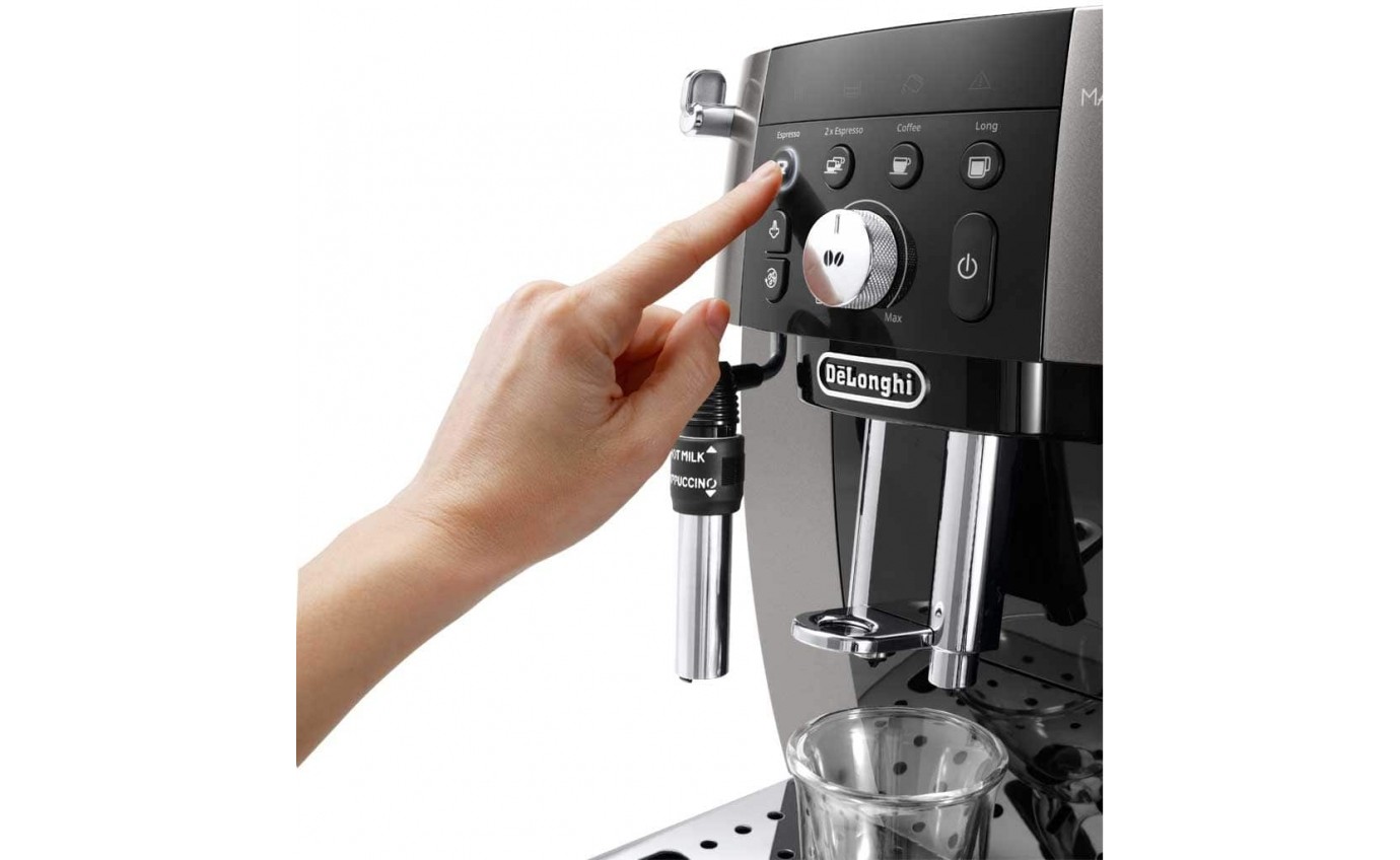 DeLonghi Magnifica S Plus Smart Automatic Coffee Machine (Titanium) ECAM25033TB