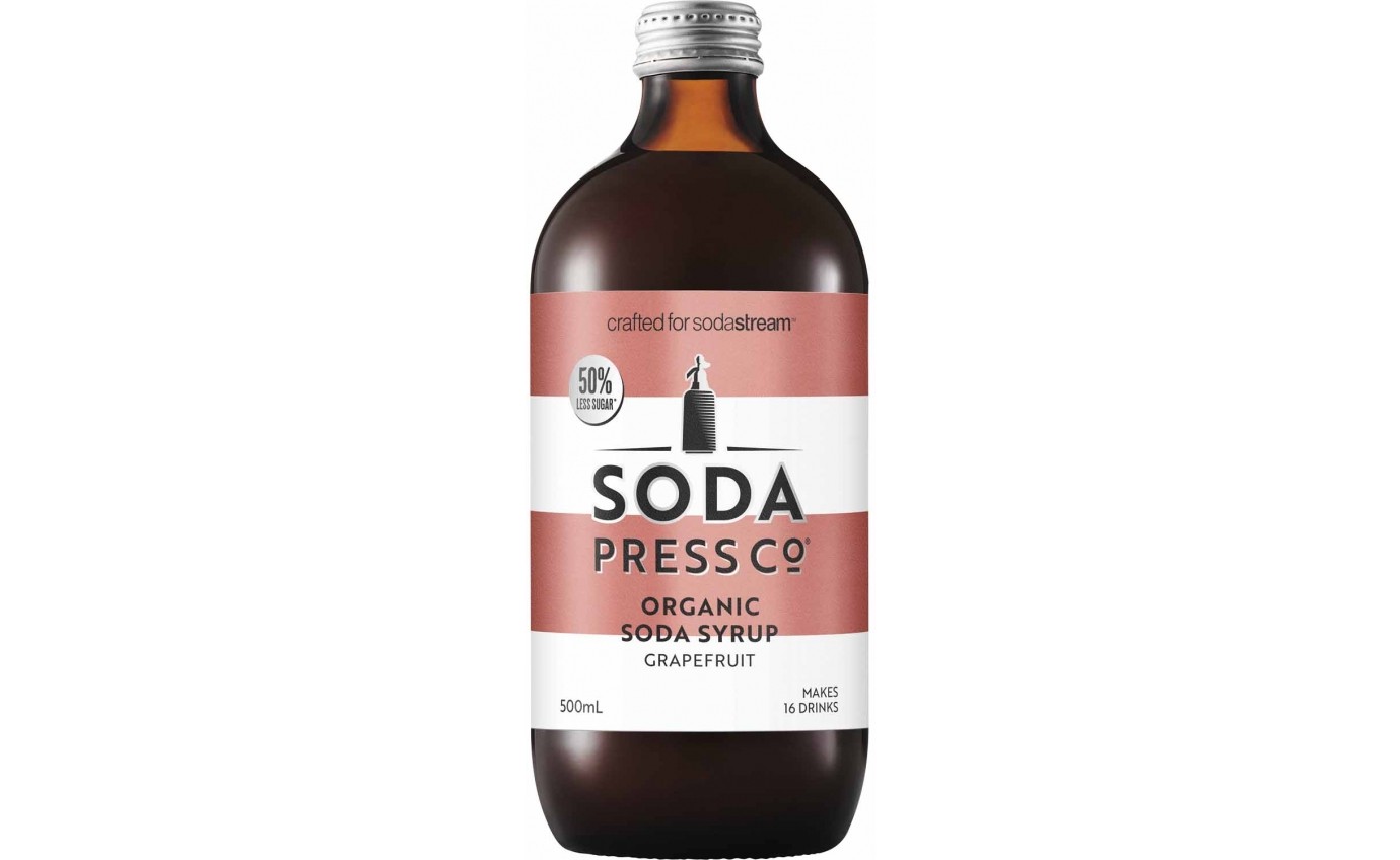 Soda Press Co Organic Pink Grapefruit Soda Syrup 500ml 1024803610