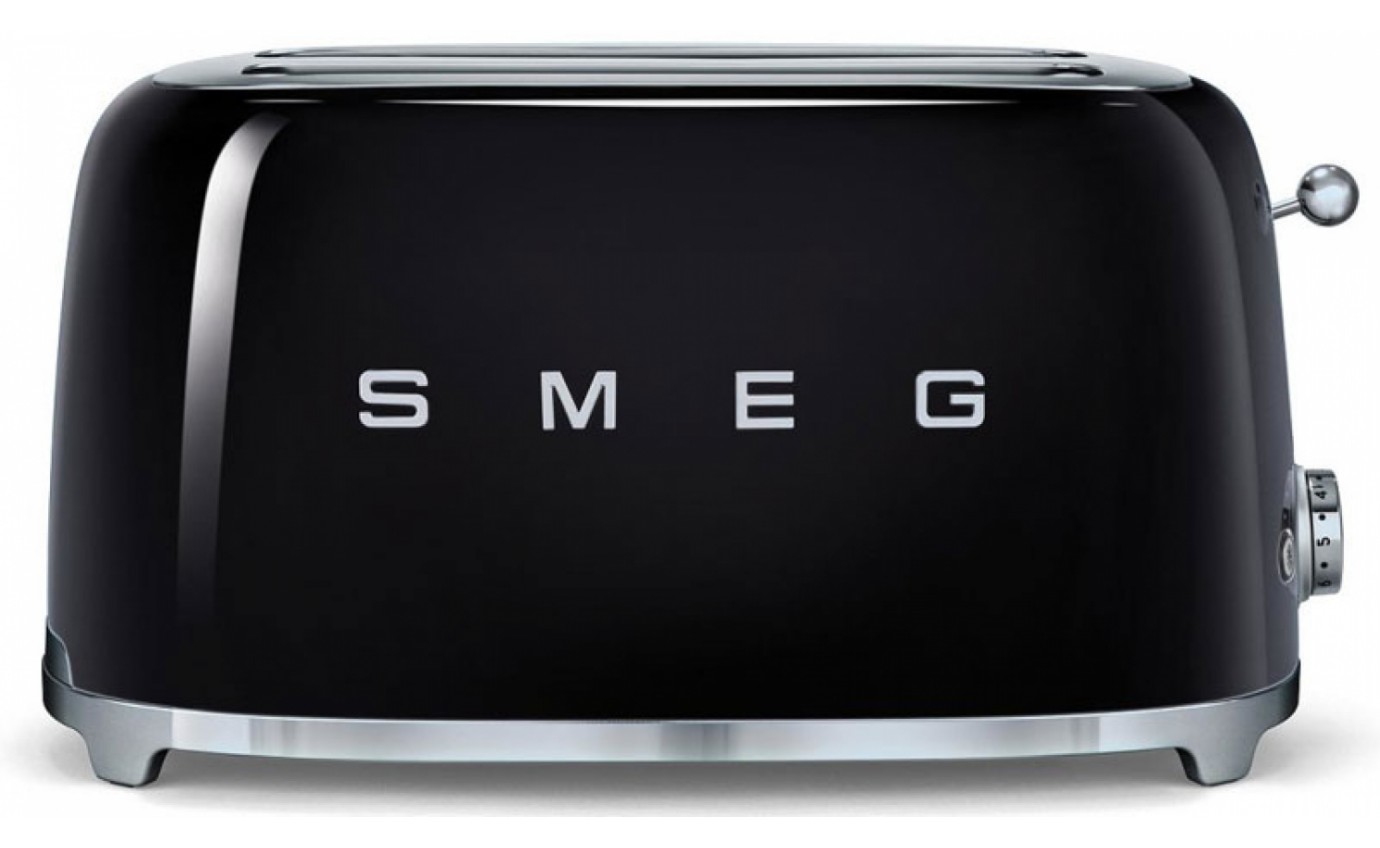 Smeg 50s Retro Style 4 Slice Toaster (Black) TSF02BLAU