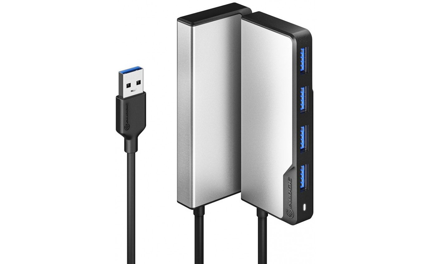 Alogic 4 Port USB-A Adapter Hub (Space Grey) UAFUUASGR