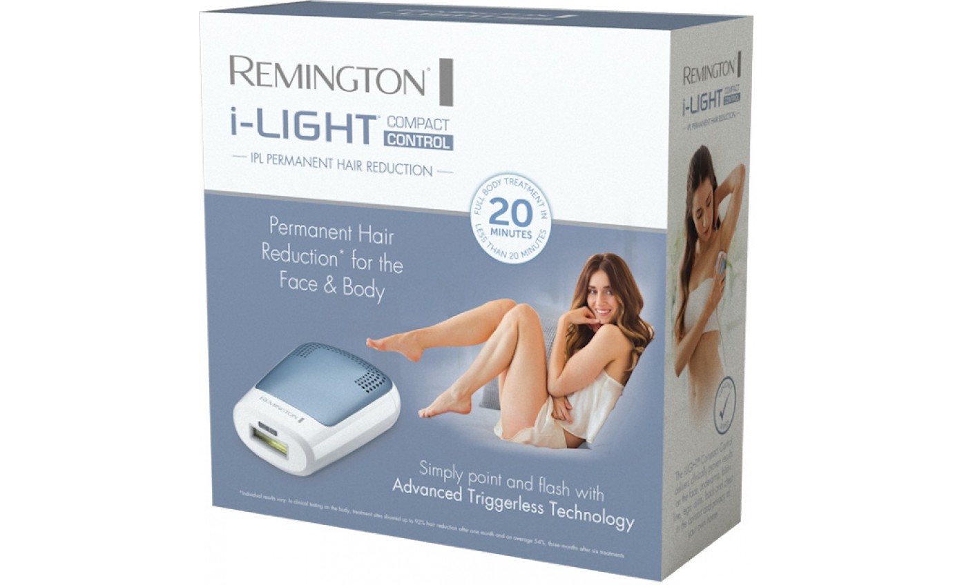 Remington i-LIGHT® Compact Control IPL Permanent Hair Removal IPL3500AU |  Retravision