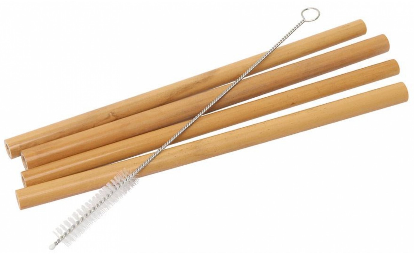 Wiltshire Reusable Bamboo Straws Pack of 4 43925