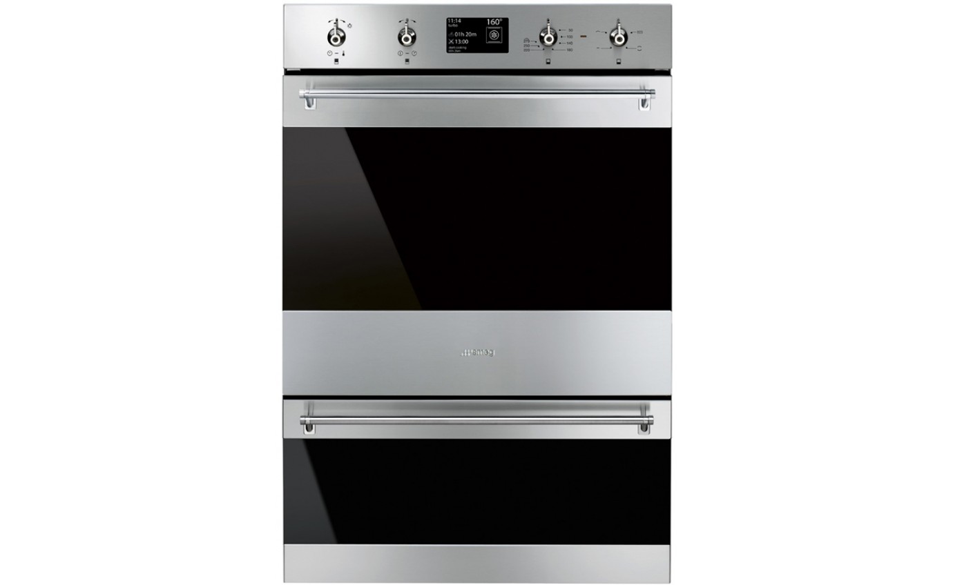 Smeg 60cm Thermoseal Pyrolytic Double Oven DOSPA6395X