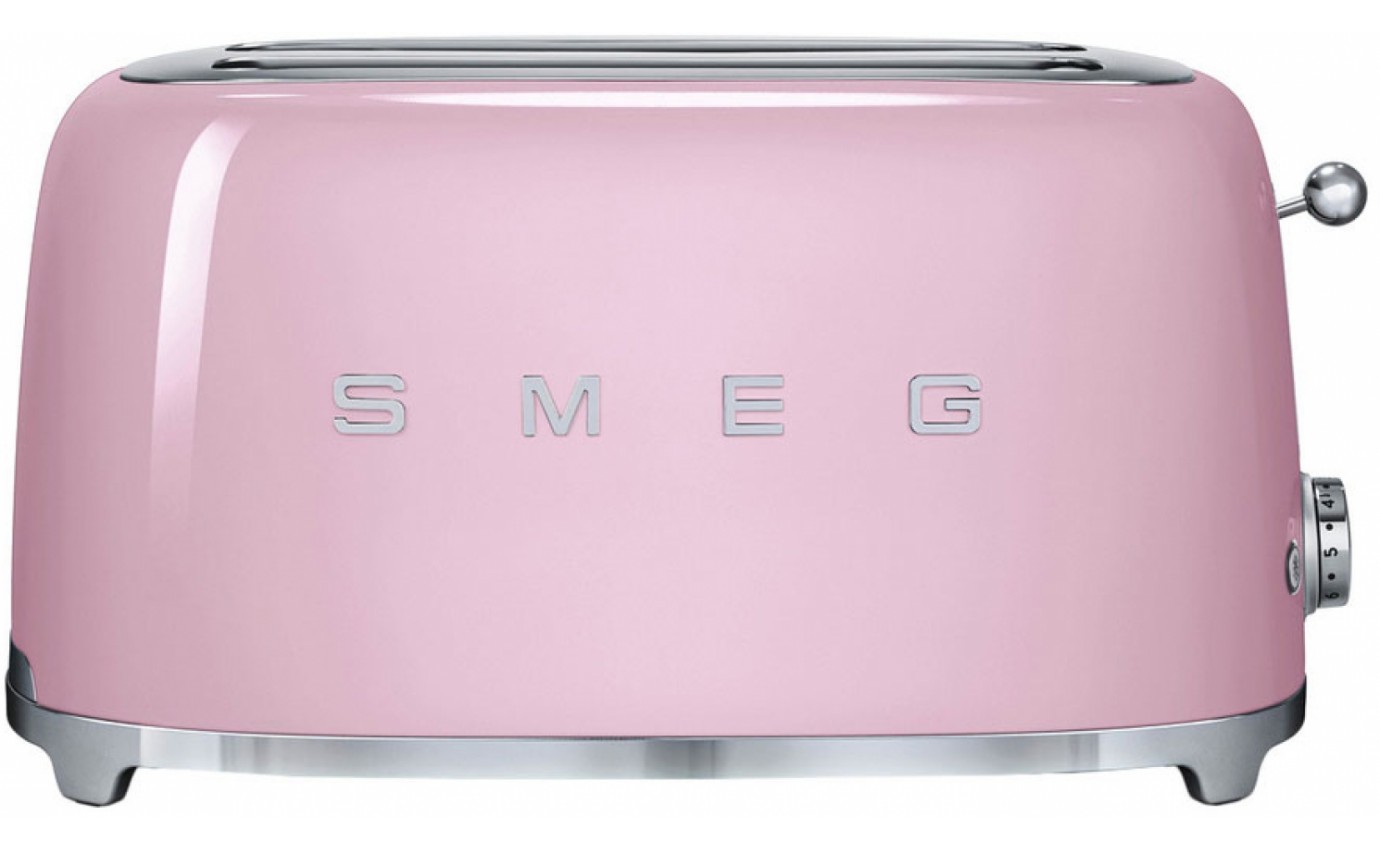 Smeg 50s Retro Style 4 Slice Toaster (Pastel Pink) TSF02PKAU
