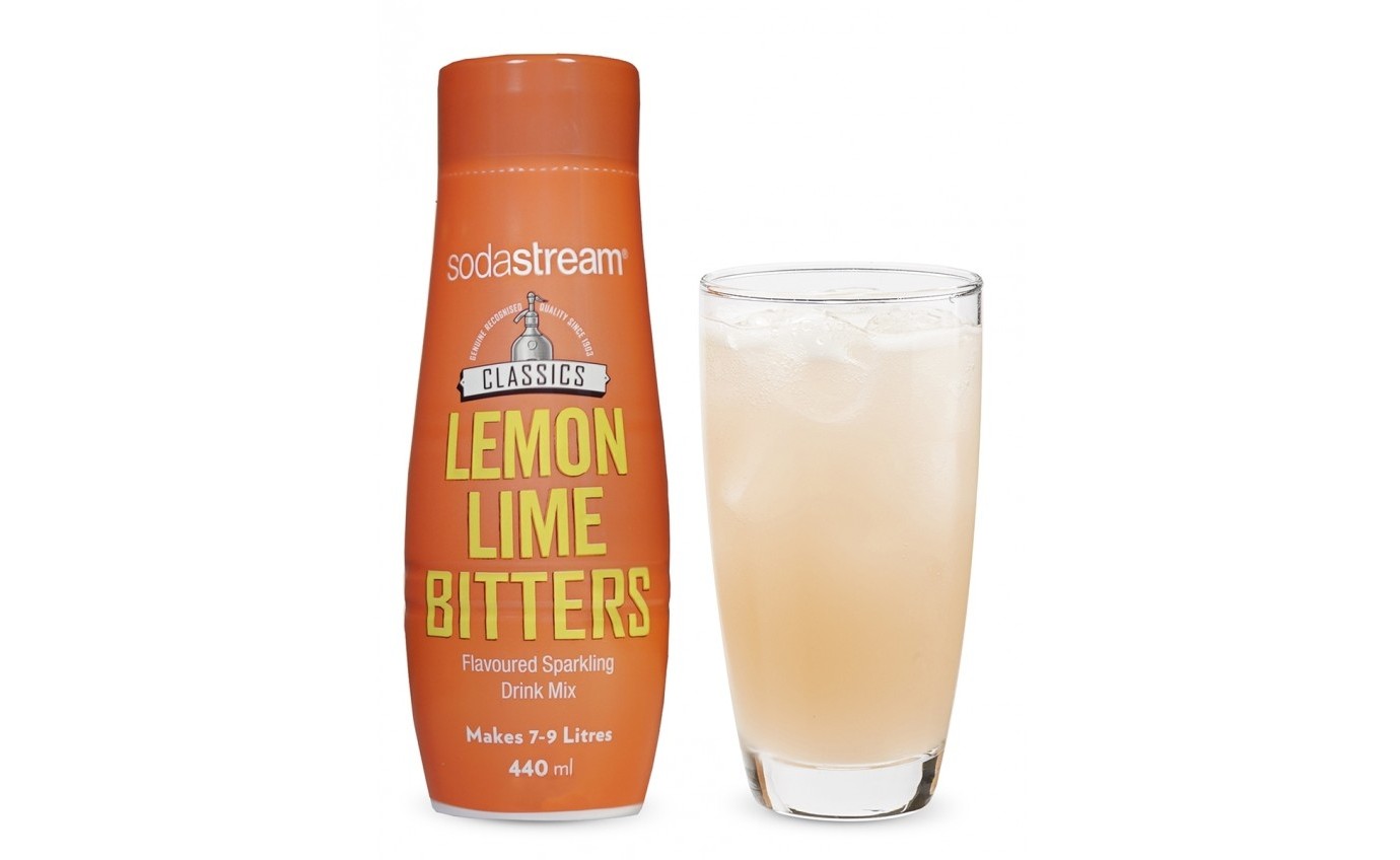 SodaStream 440ml Lemon Lime Bitters Soda Syrup (6 Pack) 10242526106PK