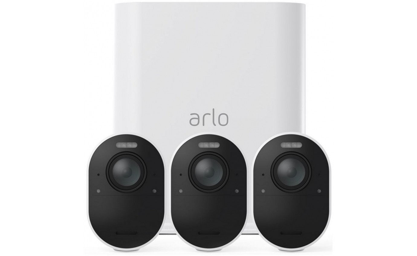 Arlo Ultra 2 Spotlight 4K Security Camera (3 Pack) VMS5340200AUS