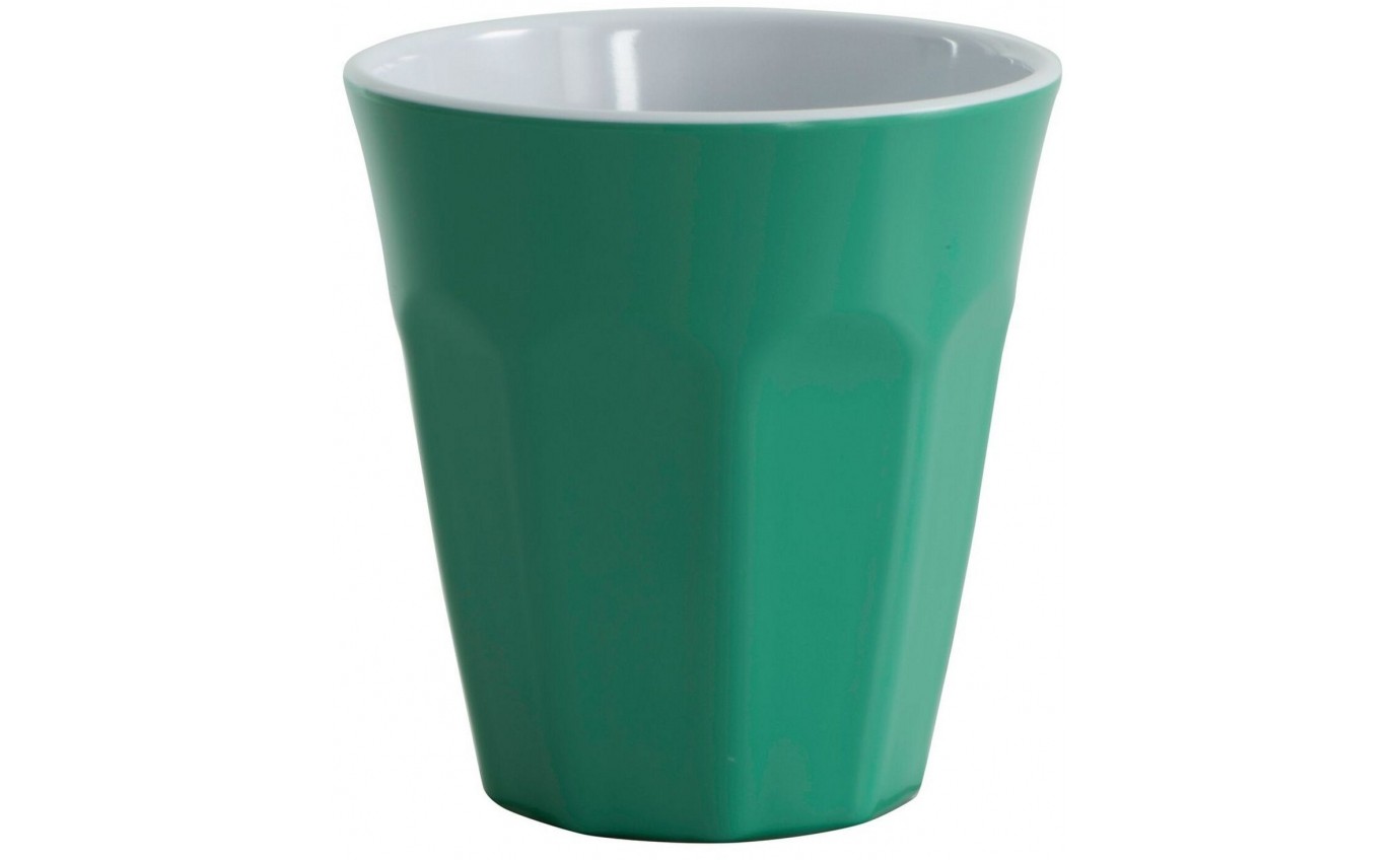 Serroni Café Melamine Two-Tone Cup (Forest Green) 16744