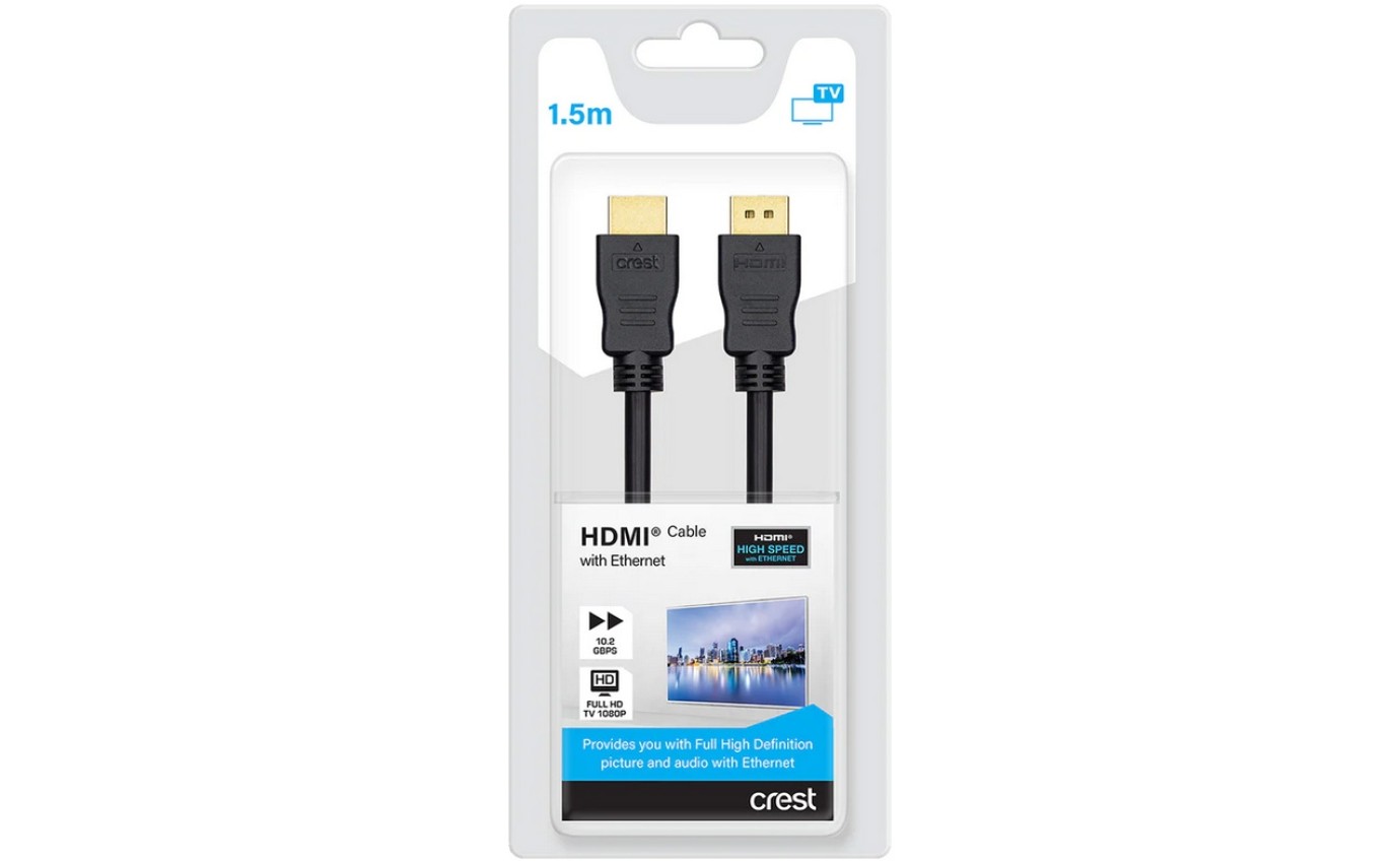 Crest HDMI Cable (1.5m) CNA07068