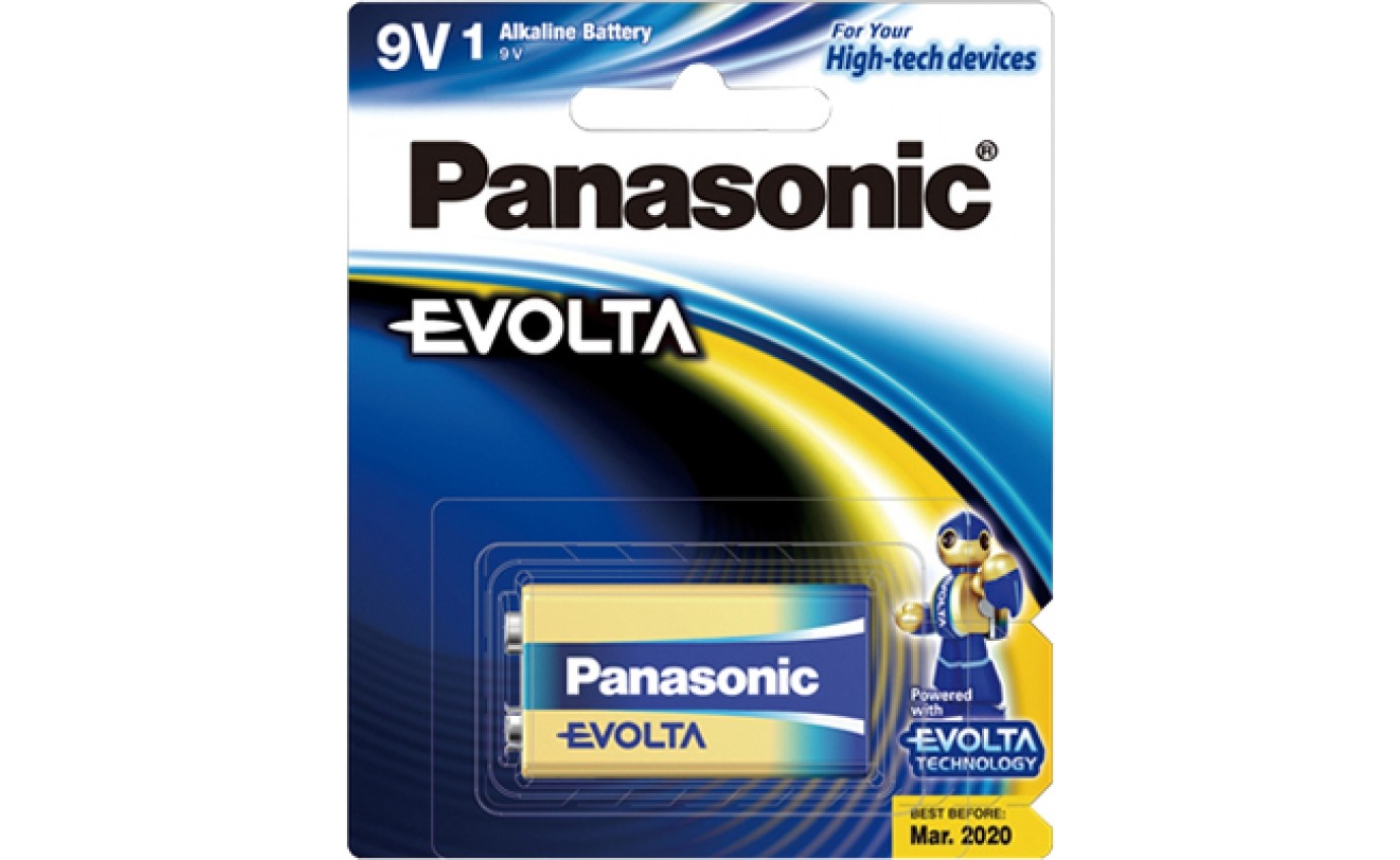 Panasonic EVOLTA 9V Battery 6LR61EG1B