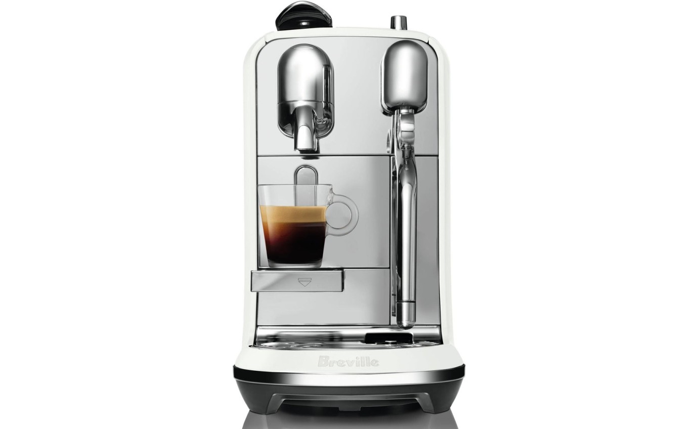 Breville Creatista Plus Nespresso Coffee Machine (Sea Salt White) BNE800SST