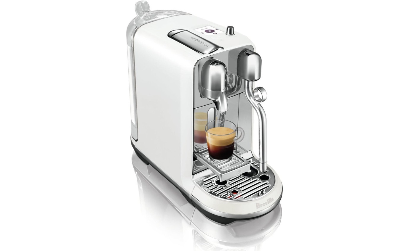 Breville Creatista Plus Nespresso Coffee Machine (Sea Salt White) BNE800SST