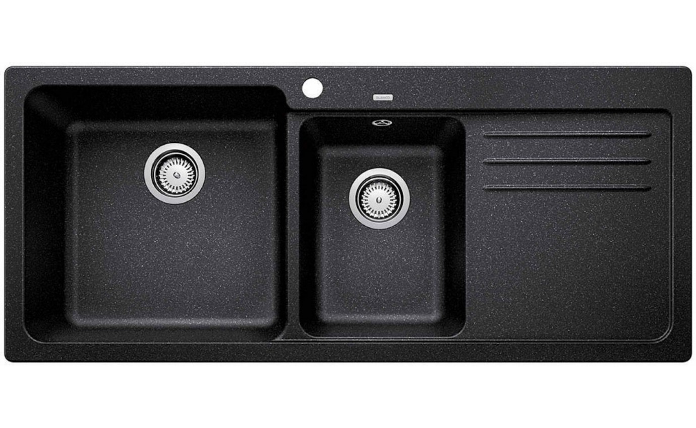 Blanco Double Bowl Sink with Drainer - Anthracite NAYA8SK5