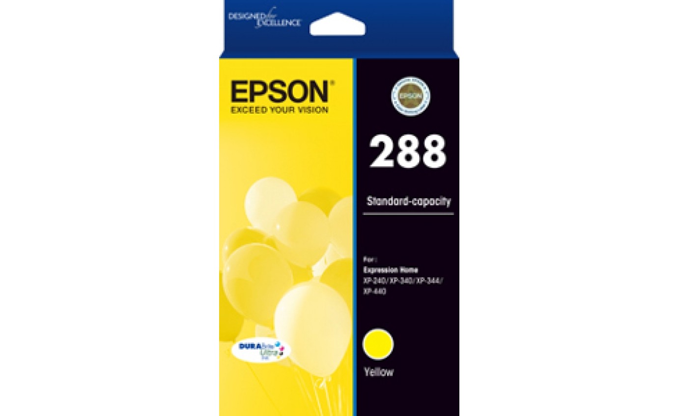 Epson 288 Std Cap DURABrite Ultra Yellow ink Suits XP240 XP440 T305492